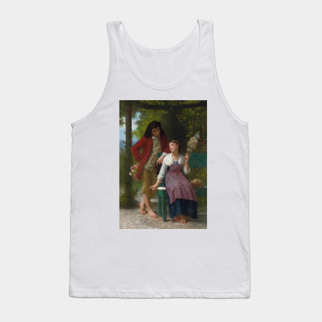 Before The Engagement by William-Adolphe Bouguereau Tank Top by Classic Art Stall